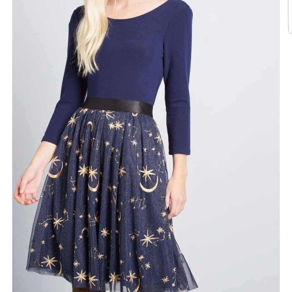 Modcloth Especially Splendid Constellation Dress